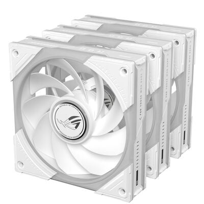 ASUS  ROG EURUX GR120 FAN ARGB REVERSE WHITE 3IN1 (120mm ホワイト リバースファン 3個パック) 