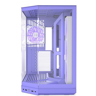 HYTE  Y50 RGB Taro Milk (E-ATX ガラスパネル パープル) 