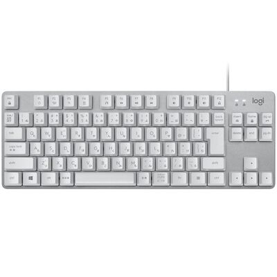 Logicool  TKL Mechanical Keyboard K835-Linear K835OWR (オフホワイト シルバー TTCレッド) 