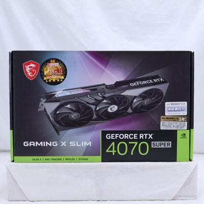 【通販センター】中古  MSI GeForce RTX 4070 SUPER 12G GAMING X SLIM (RTX4070 SUPER 12GB) 163391 