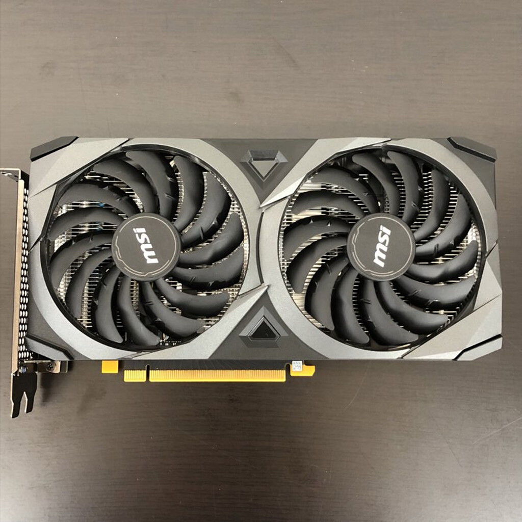 中古 MSI GeForce RTX3060 Ti VENTUS 2X 8G OCV1 LHR(RTX3060Ti 8GB
