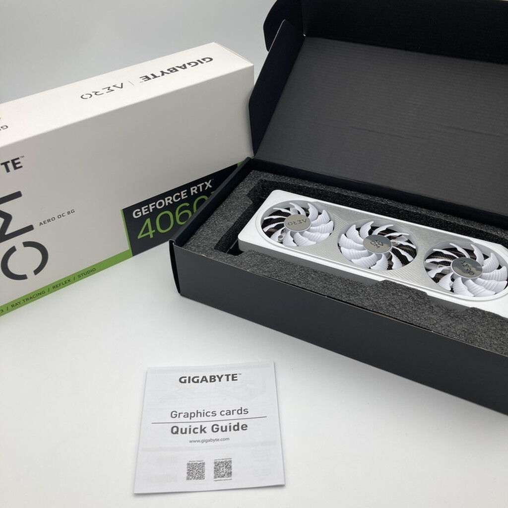 中古 GIGABYTE GV-N406TAERO OC-8GD (RTX4060Ti 8G) 175551 （380212