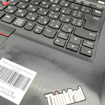 【大分店】中古  Lenovo ThinkPad T14s Gen1 (Intel core i7 10610U 1.8GHz/16GB/SSD512GB/-/オンボード/14/1920x1080/Wi-Fi/WEBCAM/W11H64) 176372 