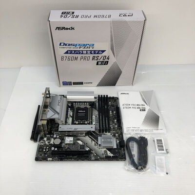 【徳島住吉店】中古  ASRock B760M Pro RS/D4 WiFi (B760 1700 mATX DDR4) 167292 