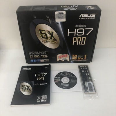 【徳島住吉店】中古  ASUS H97-PRO (H97 1150 ATX DDR3) 125709 