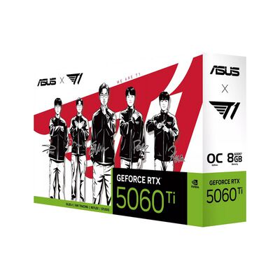 ASUS  T1 GeForce RTX 5060 Ti 8GB GDDR7 OC Edition T1-RTX5060TI-O8G-GAMING (GeForce RTX 5060 Ti 8GB) 