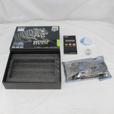 【通販センター】中古  MSI GTX 970 4GD5T OC（GTX970 4GB） 3480035643 