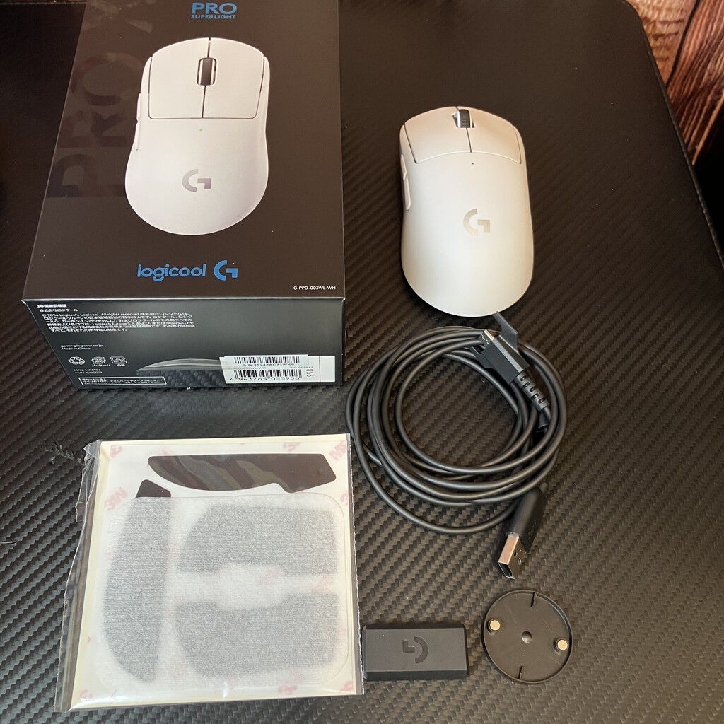 Logicool G PRO X SUPERLIGHT ホワイト 中古 ロジクール PRO X SUPERLIGHT Wireless Gaming Mouse G-PPD