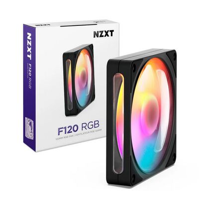 NZXT  F120 RGB V2 Black RF-R212S-BF (120mm ARGB ブラック) 