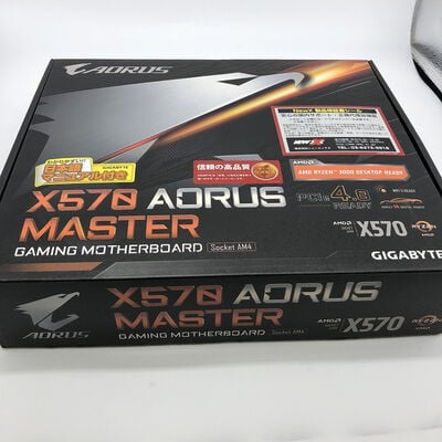 【宇都宮鶴田店】中古  GIGABYTE X570 AORUS MASTER (X570 AM4 ATX DDR4) 140043 
