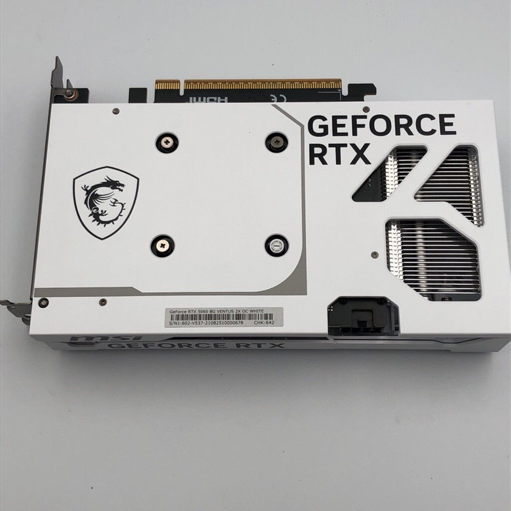 中古 MSI GeForce RTX 5060 8G VENTUS 2X OC WHITE 188977 （365498