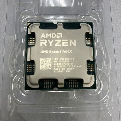 【新潟店】中古  AMD Ryzen 5 7600X (AM5/4.7GHz/38M/C6/T12/105W 152464 