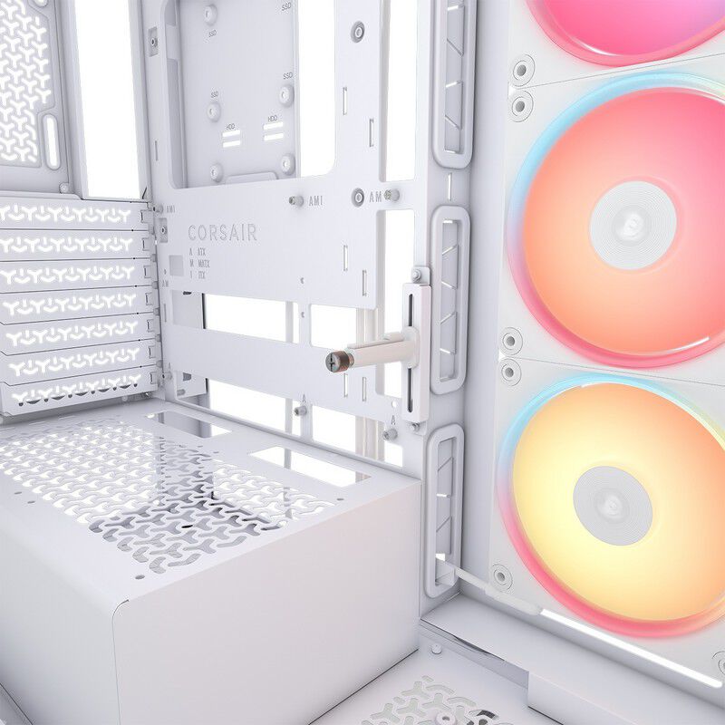 Corsair 3500X LX-R RGB iCUE LINK White CC-9011325-WW (E-ATX ガラス