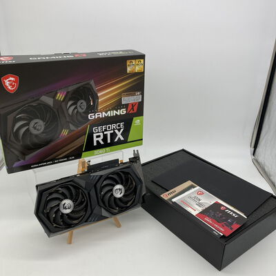 【堺七道店】中古  MSI GeForce RTX 3060 Ti GAMING X 8G LHR (RTX3060Ti 8GB) 4660001645 