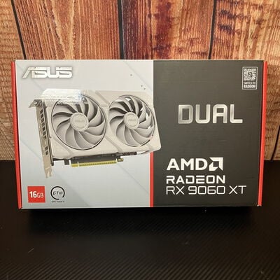 【富士青葉店】中古  ASUS DUAL-RX9060XT-16G-WHITE (RX9060XT 16G) 5070001560 
