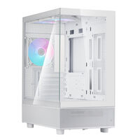 SilverStone  Lucid 04 SST-LD04-W-ARGB (MicroATX ガラス ホワイト) 