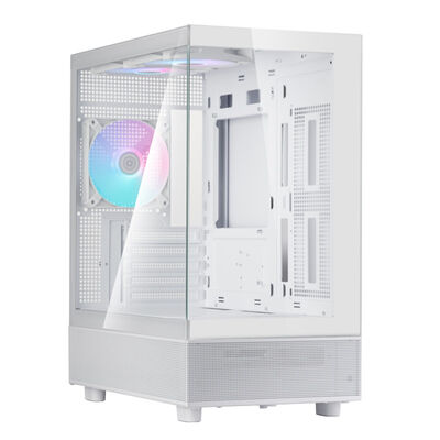 SilverStone  Lucid 04 SST-LD04-W-ARGB (MicroATX ガラス ホワイト) 