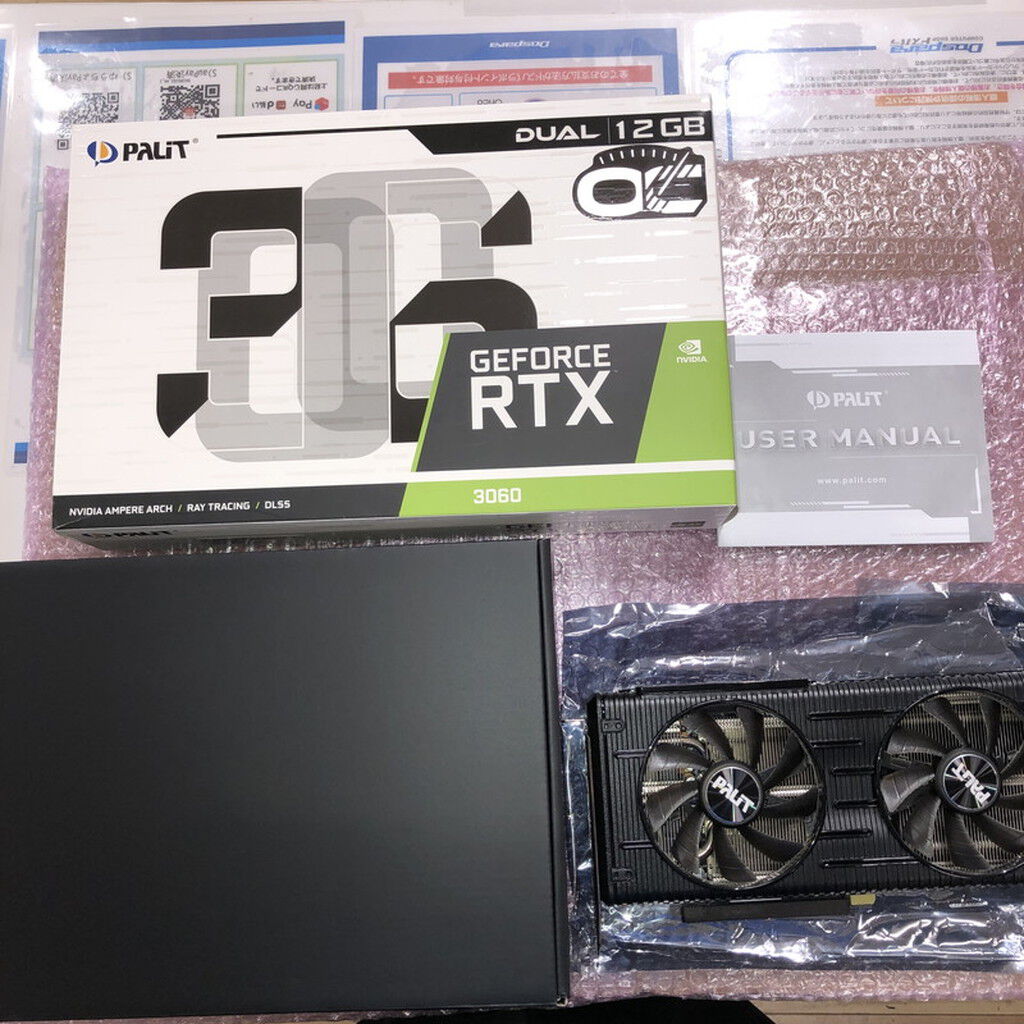 中古 Palit NE63060T19K9-190AD (RTX3060 12GB) 144782 （382125