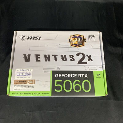 【横浜駅前店】中古  MSI GeForce RTX 5060 8G VENTUS 2X OC WHITE 188977 