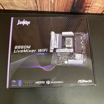 【富士青葉店】中古  ASRock B860M LiveMixer WiFi (B860 1851 mATX DDR5) 175439 
