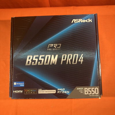 【なんば店】中古  ASRock B550M Pro4 (B550 AM4 mATX DDR4) 142938 