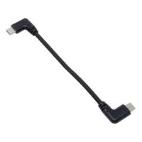 AINEX  U20CC-LL01P6 (PD60W対応 USB2.0 Type-Cケーブル 両端横L型 15cm) 