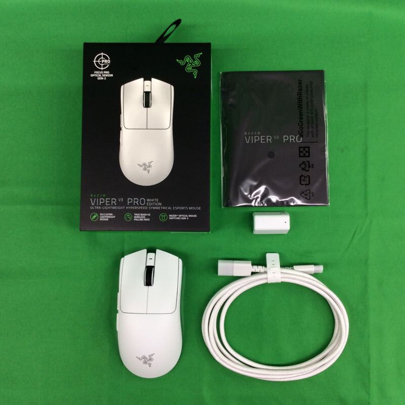 中古 Razer Viper V3 Pro White Edition (RZ01-05120200-R3A1