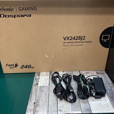 【広島店】中古  Viewsonic VX2428J2-7 (23.8"W 2H1DP IPS 240Hz) 3320004950 