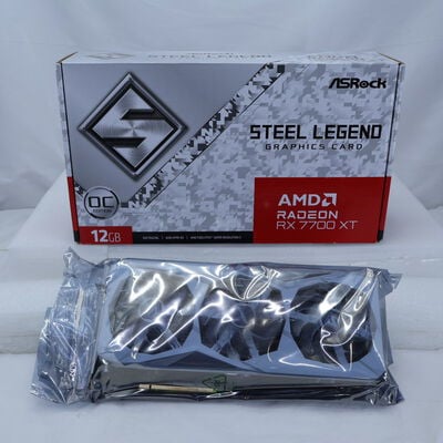 【通販センター】中古  ASRock RX7700XT SL 12GO(RX7700XT Steel Legend OC) 3470003261 