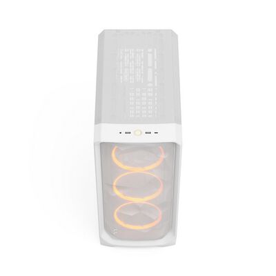 Fractal Design  Meshify 3 White RGB TG Clear Tint FD-C-MES3A-07 (E-ATX ガラス ホワイト) 