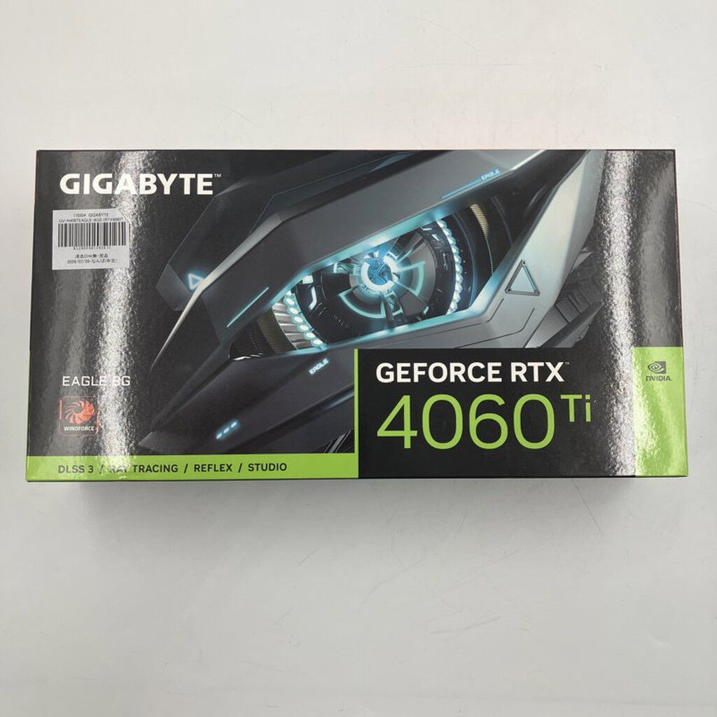 中古 GIGABYTE GV-N406TEAGLE-8GD (RTX4060Ti 8G) 175554 （379045