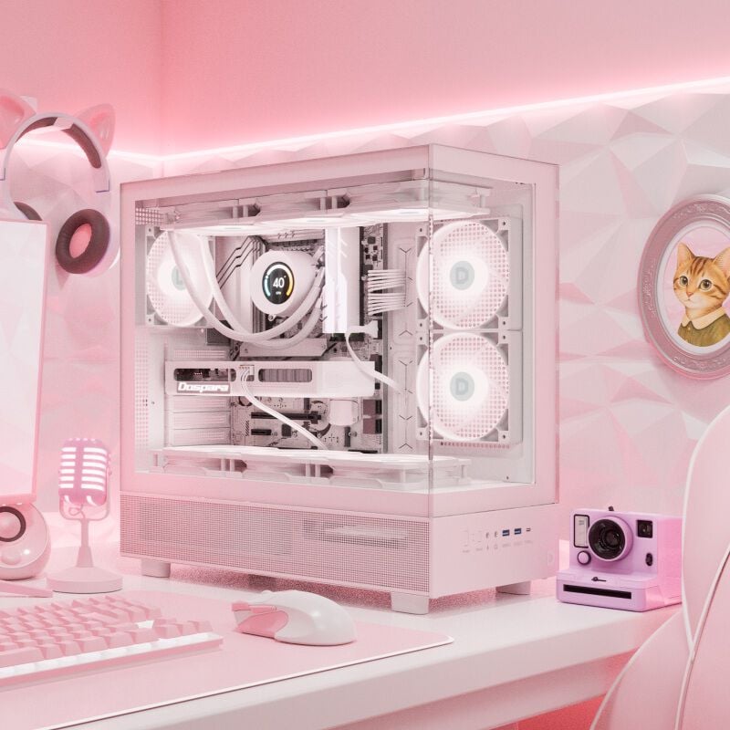 ドスパラセレクト XR PASTEL PINK (ATX ガラス) ｜ パソコン通販の