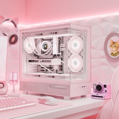 ドスパラセレクト  XR PASTEL PINK (ATX ガラス) 