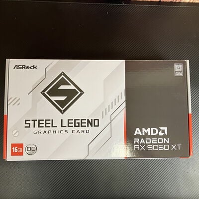 【富士青葉店】中古  ASRock RX9060XT SL 16GO(RX9060XT Steel Legend 16G) 179896 