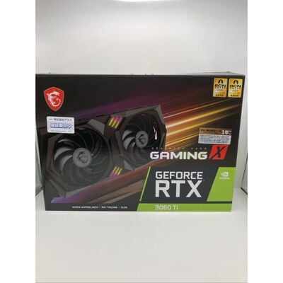 【仙台店】中古  MSI GeForce RTX 3060Ti GAMING X 8G LHR (RTX3060Ti 8GB) 3240010666 
