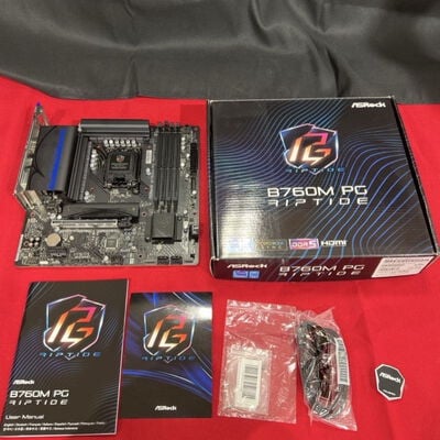 【静岡東瀬名店】中古  ASRock B760M PG Riptide (B760 1700 mATX DDR5) 167305 