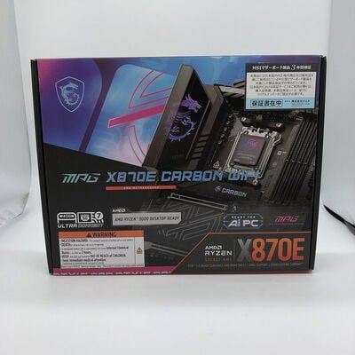 【宇都宮鶴田店】中古  MSI MPG X870E CARBON WIFI (X870E ATX AM5 DDR5) 172198 
