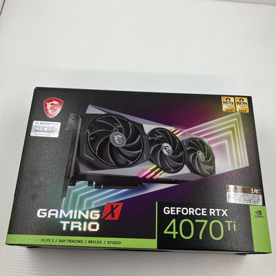 【秋葉原本店】中古  MSI GeForce RTX 4070 Ti GAMING X TRIO 12G (RTX4070Ti 12GB) 154204 