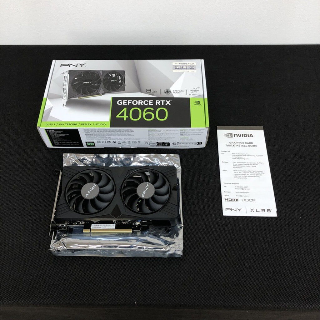中古 PNY GeForce RTX 4060 8GB GDDR6 5110001076 ｜ パソコン通販の