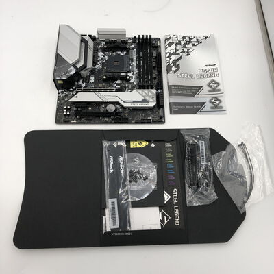 【福井日之出店】中古  ASRock B550M Steel Legend (B550 AM4 mATX DDR4) 142939 