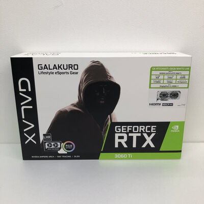 【津ラッツ店】中古  【LHR版】玄人志向 GK-RTX3060Ti-E8GB/WHITE/LHR (3060Ti 8GB) 146432 