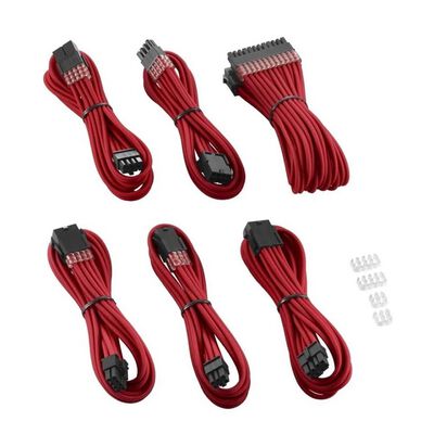 CableMod  CM-PCAB-BKIT-NKR-3PC-R (ケーブル延長キット レッド) 