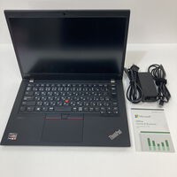 中古  LENOVO ThinkPad X13 (AMD Ryzen 5 Pro 4650U 2.10GHz/32GB/SSD256GB/-/オンボード/13.3/1920x1080/Wi-Fi/WEBCAM/W11P/Microsoft Office Home and Business 2024) 184183 