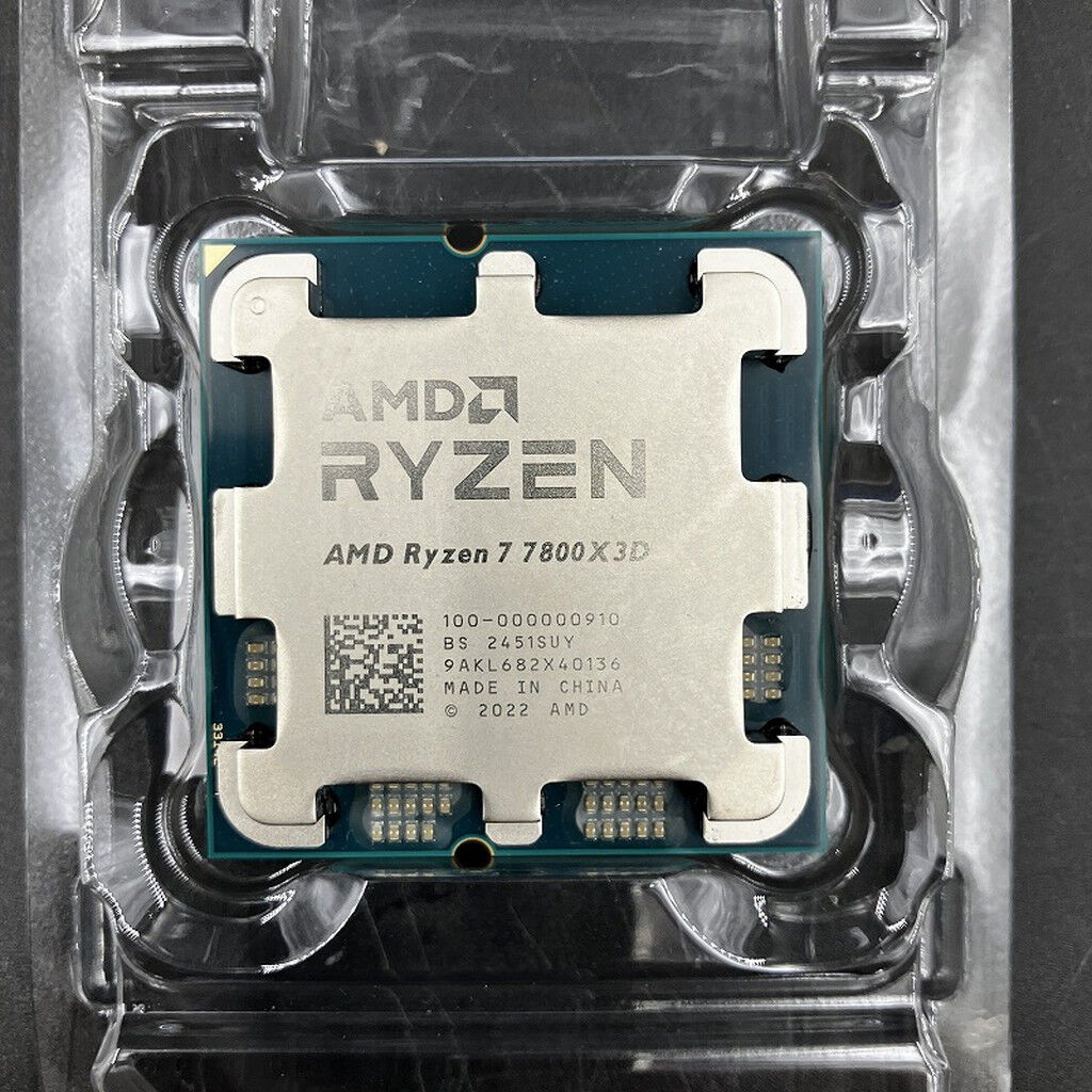 AMD Ryzen 7 7800x3D 中古品 AMD 〔中古〕AMD Ryzen7 7800X3D W/O Cooler (8C/16T 4.2Ghz 120W