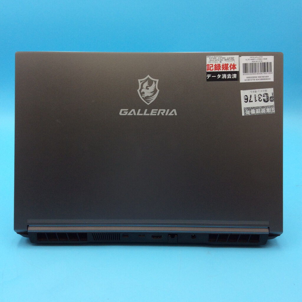 中古 GALLERIA XL7C-R46(i7-13700H/16GB/SSD500GB/RTX4060/W11H