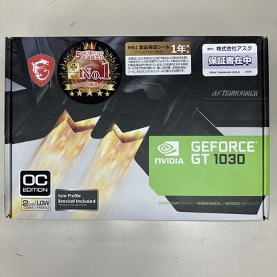 【町田店】中古  MSI GeForce GT 1030 2GD4 LP OC 3330003134 