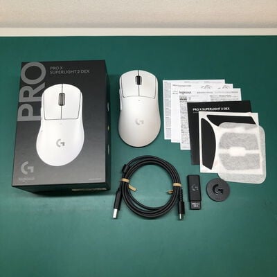 【津ラッツ店】中古  Logicool G PRO X SUPERLIGHT 2 DEX ホワイト GPROXSL-WLDEXWH 4990000983 