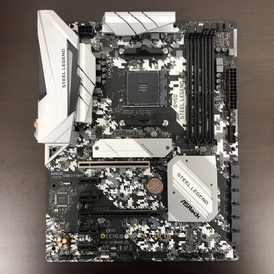 【長野稲里店】中古  ASRock B450 Steel Legend (B450 AM4 ATX DDR4) 1230008034 