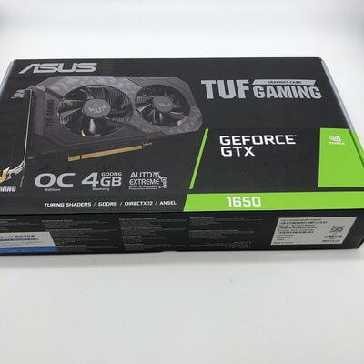 【宇都宮鶴田店】中古  ASUS TUF-GTX1650-O4GD6-P-GAMING (GTX1650 4G GDR6) 5280001108 