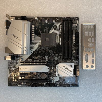 【京都店】中古  ASRock B550M Pro4 (B550 AM4 mATX DDR4) 142938 